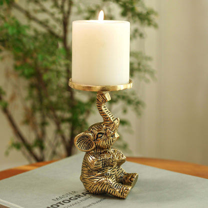 Baby Elephant Candle Holder