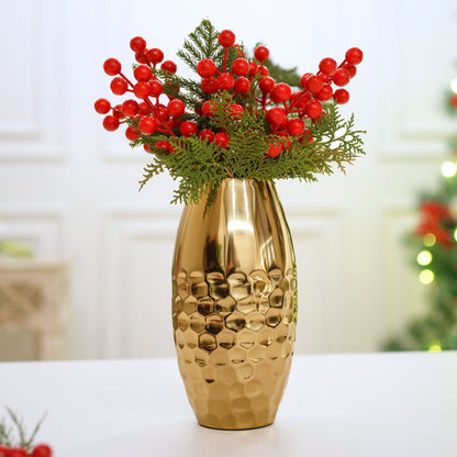 Modern Metal Flower Vase Gold