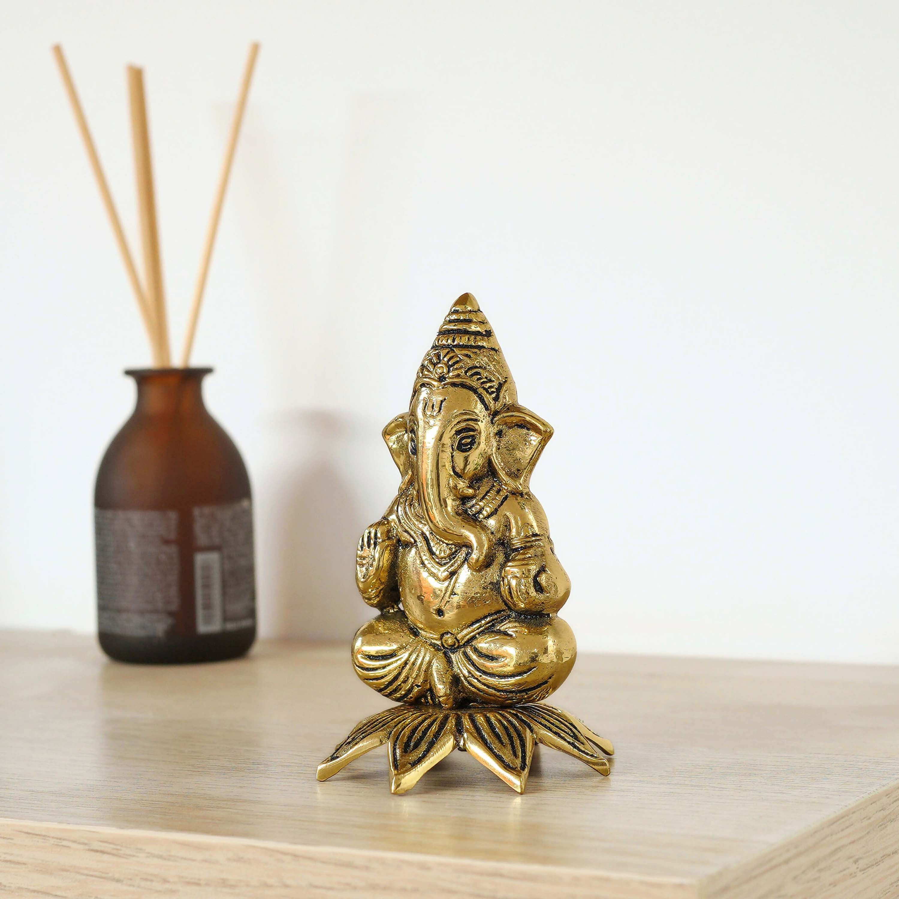 Ganesha Brass Statue