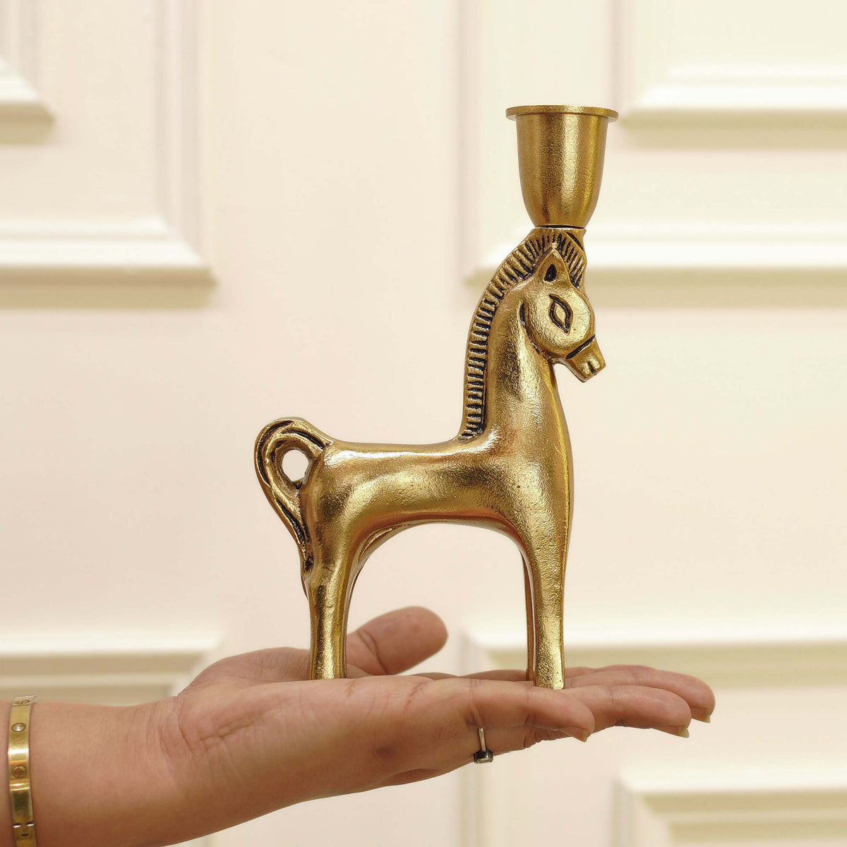 Horse Candle Holder