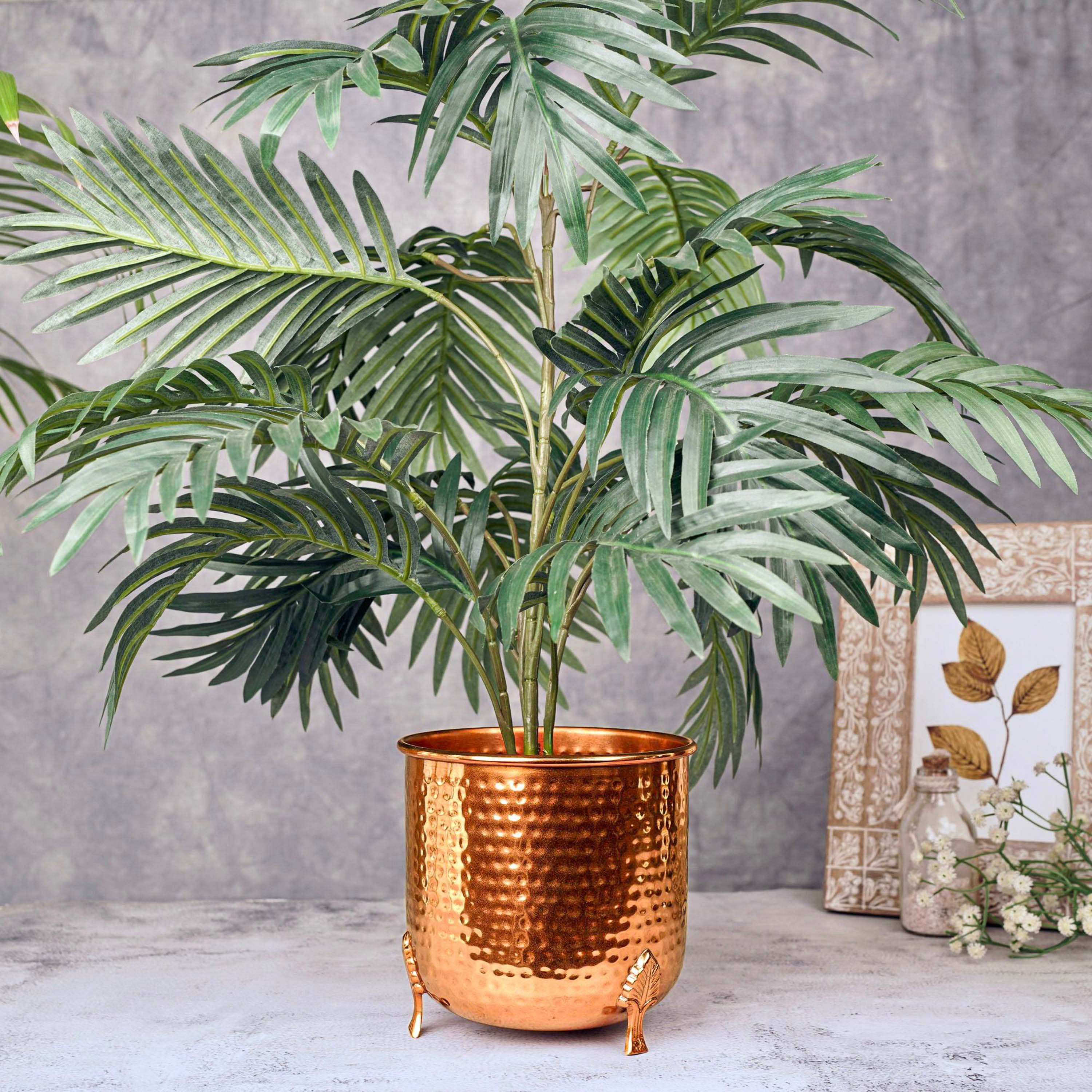 Leaf leg Metal Planter (Pot Only)