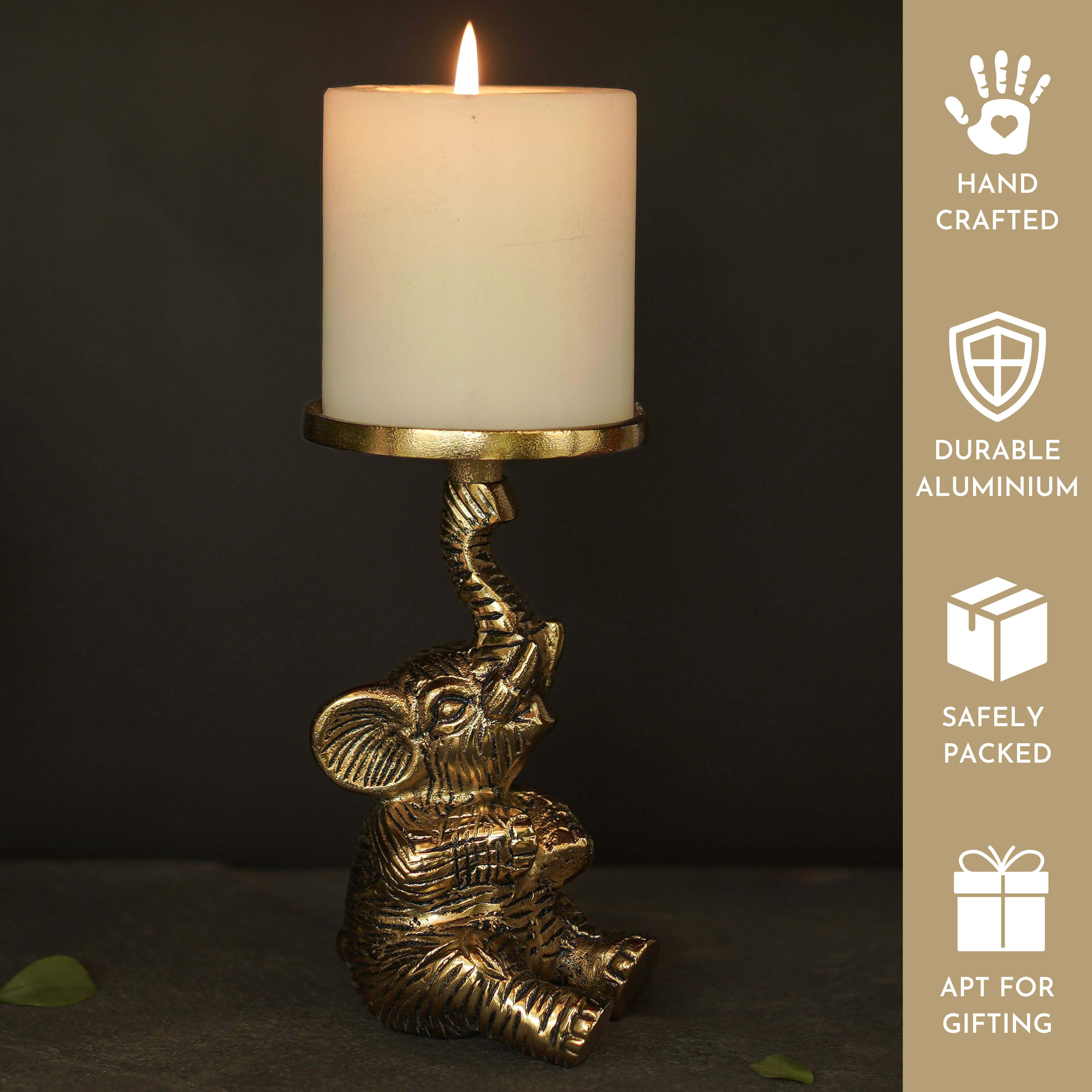 Baby Elephant Candle Holder