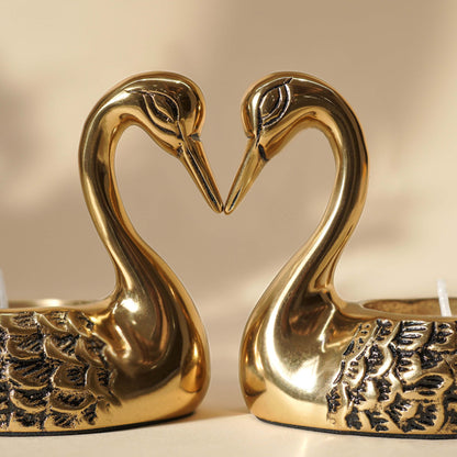 Swans Tealight Holder set