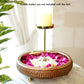 Wooden urli bowl, Traditional urli bowl, Metal urli bowl, Decorative urli bowl