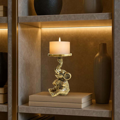 Baby Elephant Candle Holder