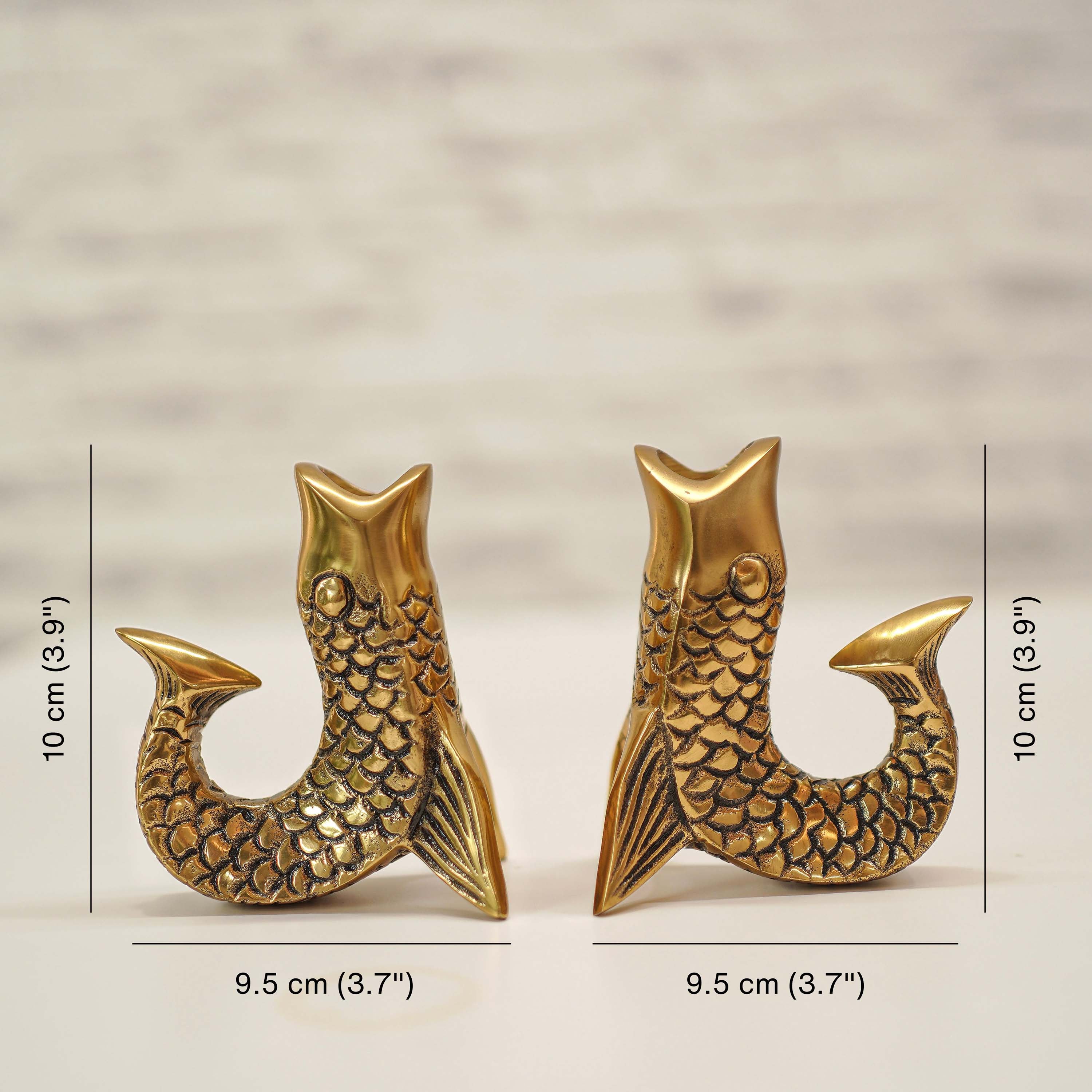 Fish Taper Candle Holder Set