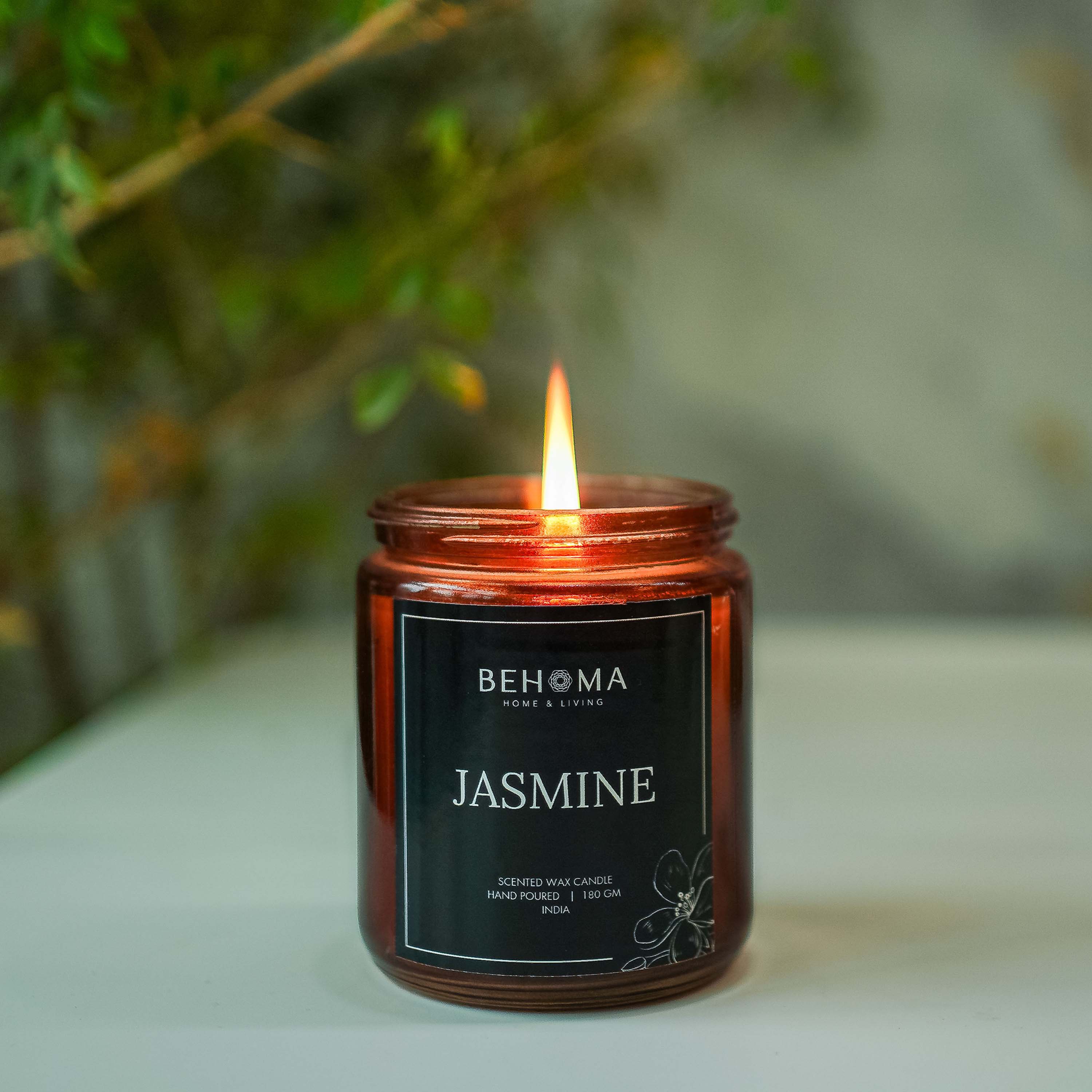 Jasmine Scented Jar Candle