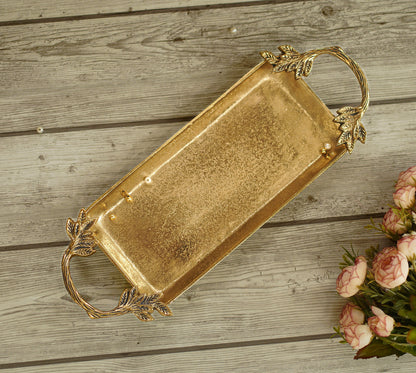 Leaf Essence Tray, Gold