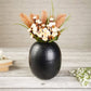 Flower vase with flower - Black 