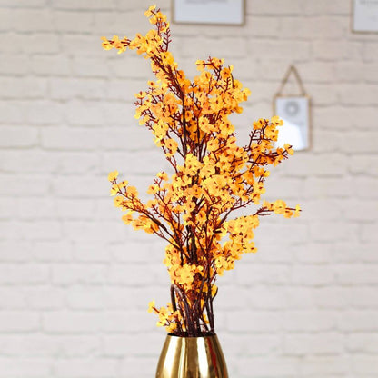 Baby's Breath, Yellow (Faux flowers) - 2 Sticks