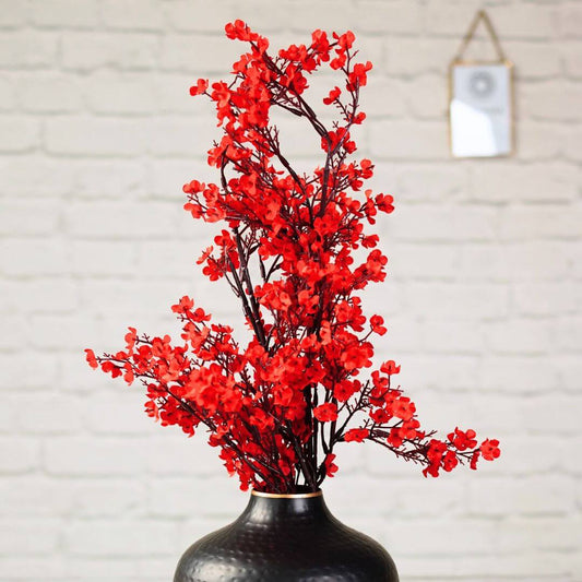 Baby's Breath Flower, Red (Faux flowers)
