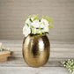 Flower vase with flower - Gold 