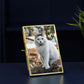 Floating frame, glass photo frame, gifts for her, birthday gift