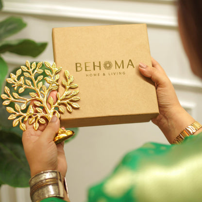 Diwali Gift, Diwali Gifts, Diwali Gift Hampers, Diwali gifting, Brass Decor Piece, brass kalpavriksha tree, brass kalpavriksha table decor