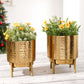 Elegance Metal Planter, Set - Behoma