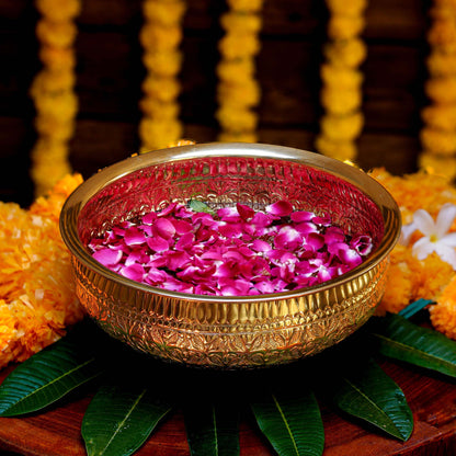 Royal Garden Brass Urli