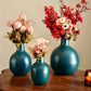 Artificial flowers in vase Set of 3 