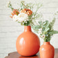 artificial flowers and vase set of 2 