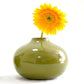 Olive green flower vase large 