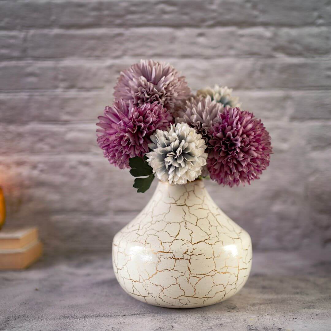  flowers and vase - large 