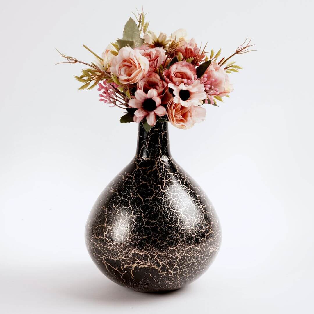 artificial flowers and vase - Tall