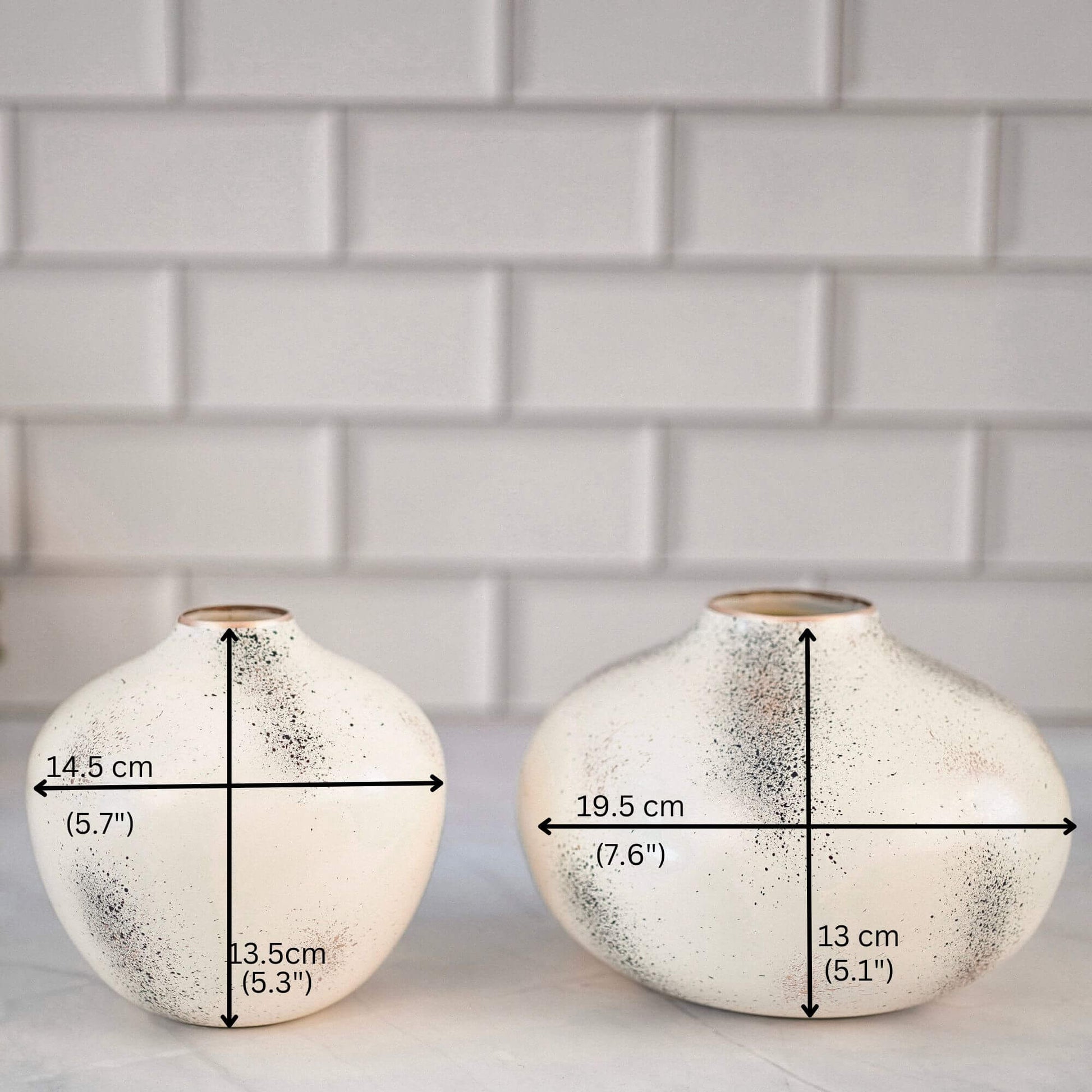 Metal Flower Vase Set - Behoma