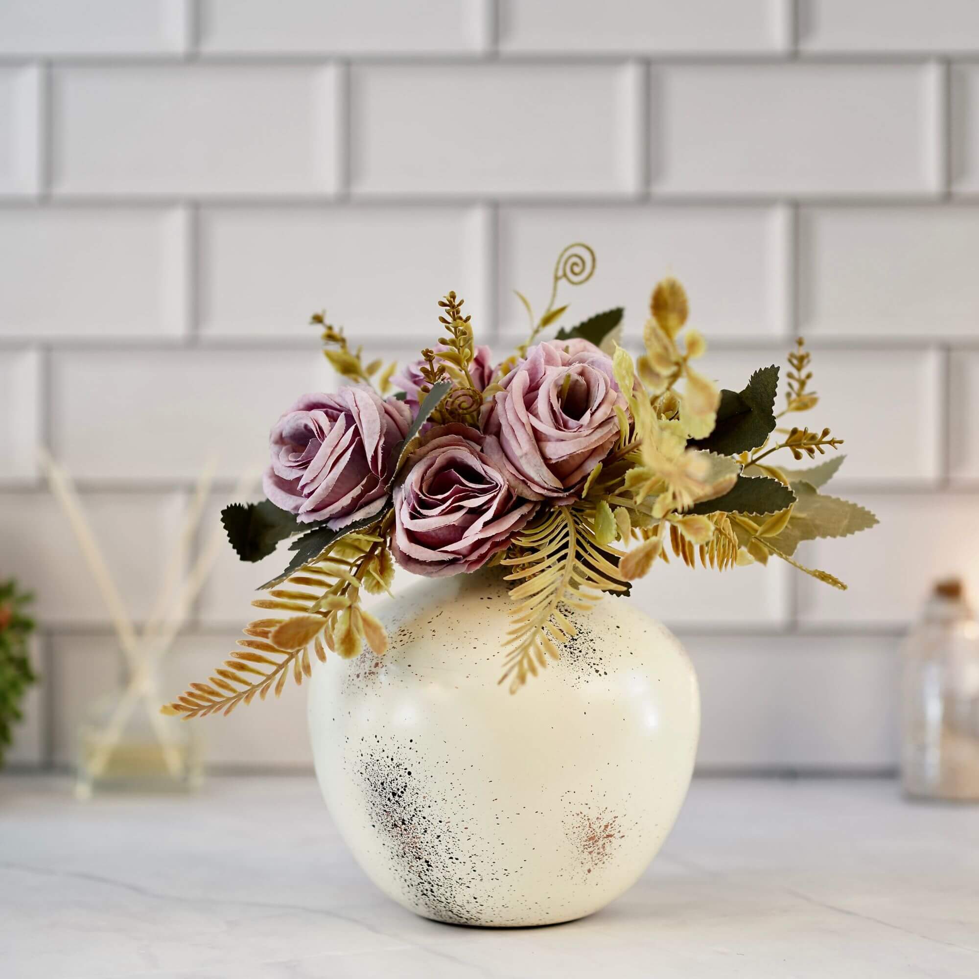 Metal Bud Flower Vase - Behoma