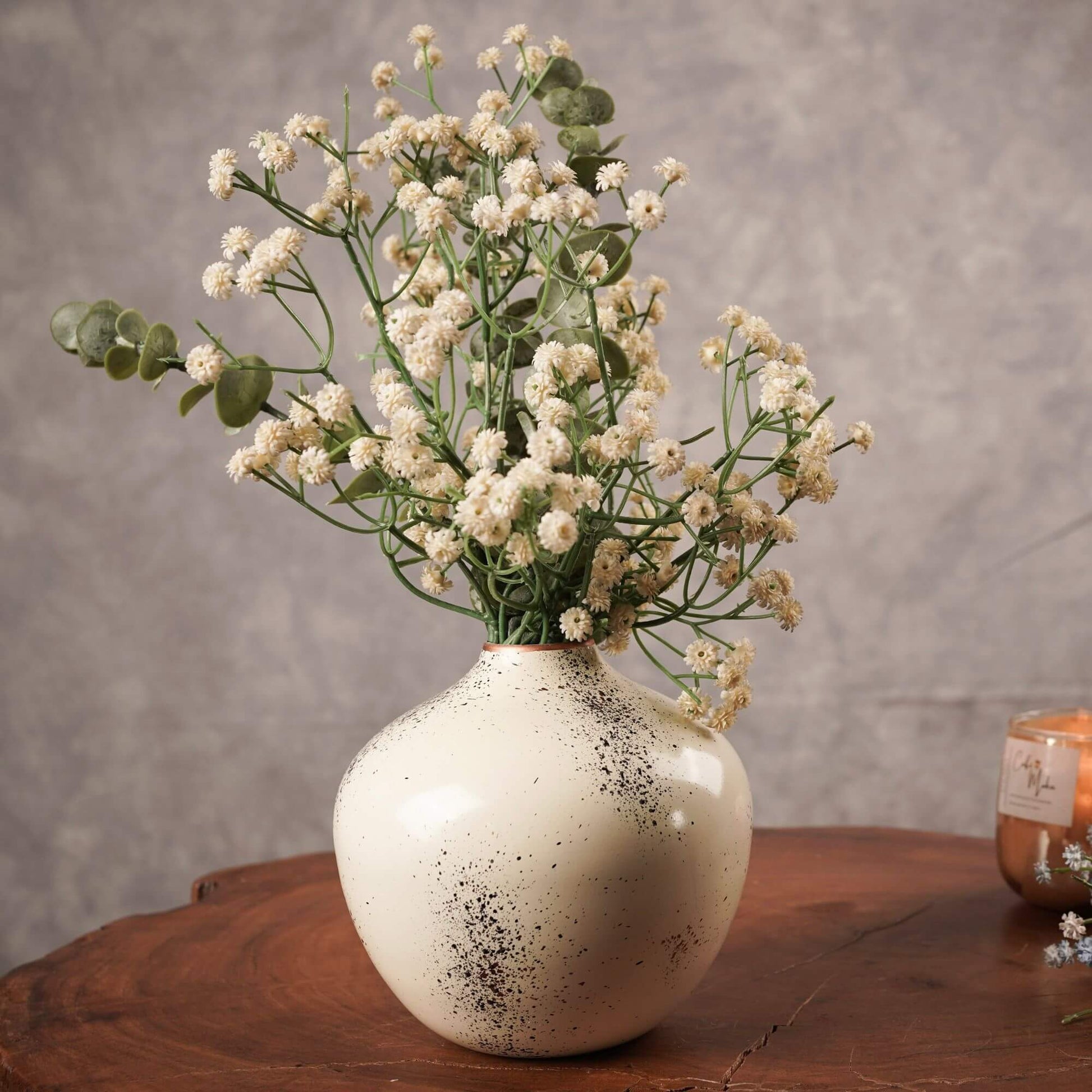 Metal Bud Flower Vase - Behoma