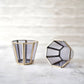 Behoma Textured Orange Glass Votive Candle Holder, Set of 2 - Behoma