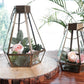 Drop Lantern, Antique Brass, Set - 9.4'' & 7.4'' - Behoma