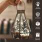 Drop Lantern, Nickel Black - Set - 9.4'' & 7.2'' - Behoma