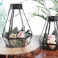 Drop Lantern, Nickel Black - Set - 9.4'' & 7.2'' - Behoma