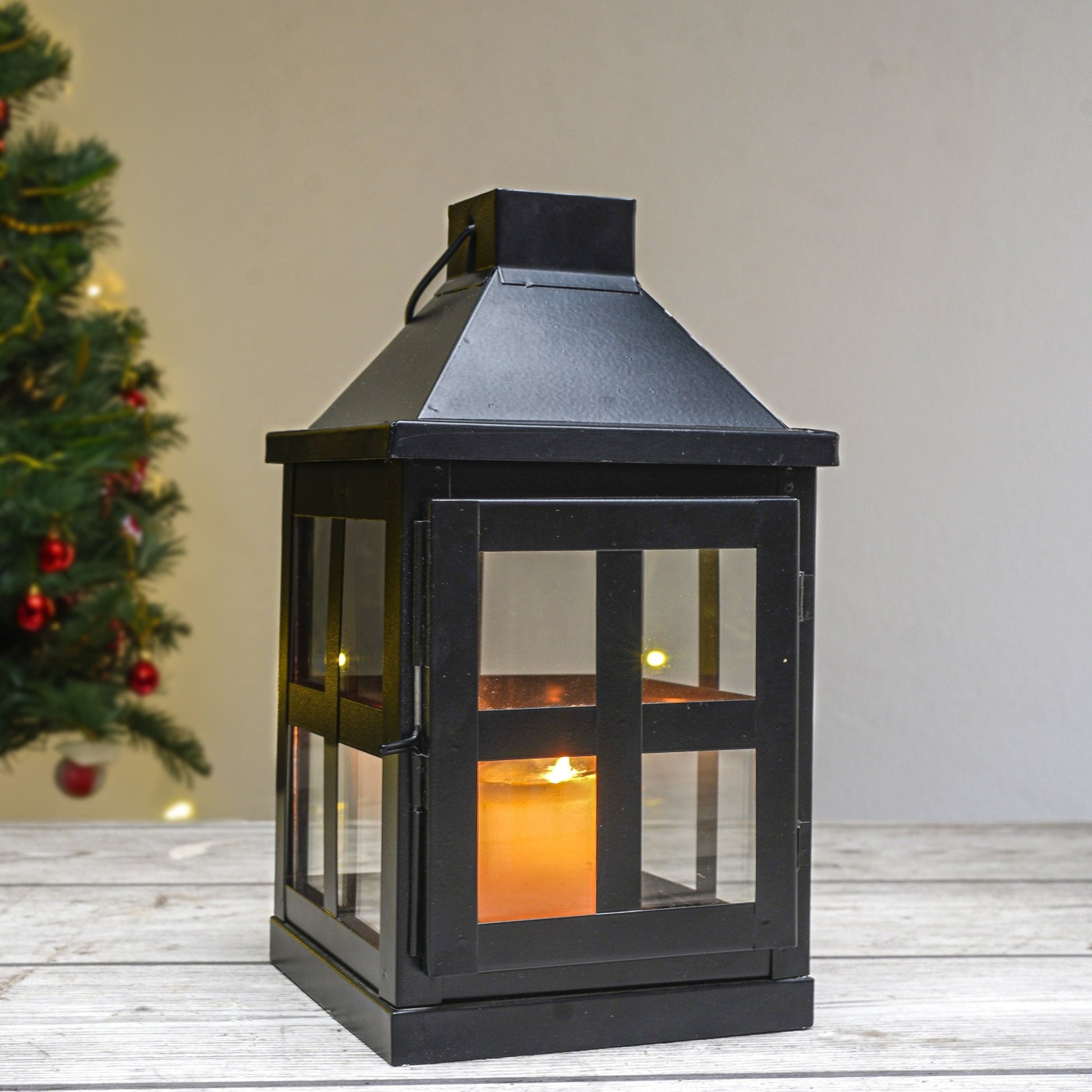 Duke Lantern, Matt Black - 8.6''X 5.1'' - Behoma
