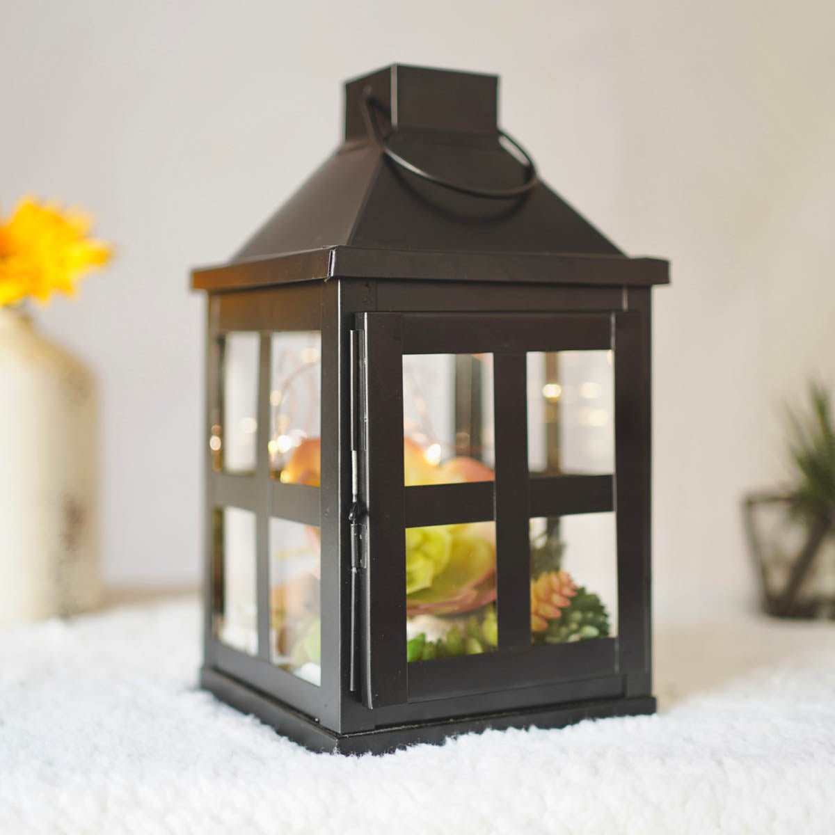 Duke Lantern, Matt Black - 8.6''X 5.1'' - Behoma