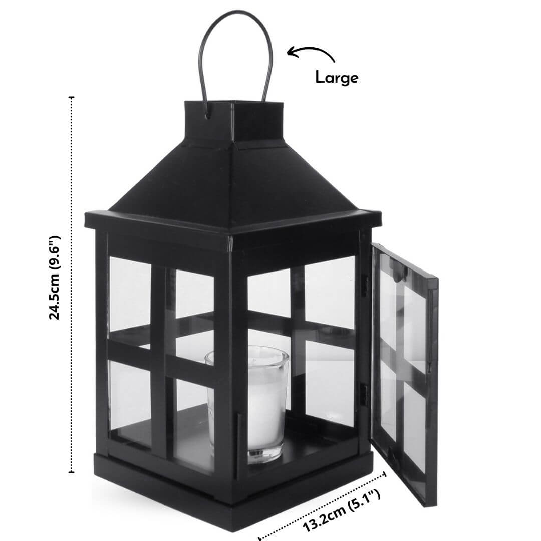 Duke Lantern, Matt Black - Set - 9.6'' & 8.6'' - Behoma