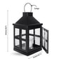 Duke Lantern, Matt Black - Set - 9.6'' & 8.6'' - Behoma