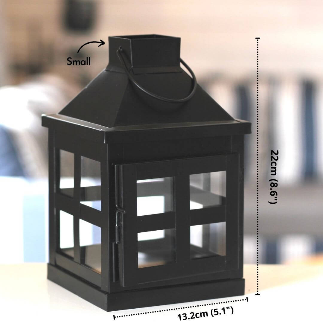 Duke Lantern, Matt Black - Set - 9.6'' & 8.6'' - Behoma