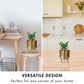 Elegance Metal Planter, Small - Behoma