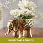 elephant statues, metal figurines