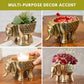 elephant statues, metal figurines