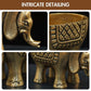 Elephant Metal Decorative Figure Set - Behoma