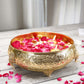 Behoma Brass Urli, holi tray, trays for holi, urli for holi decoration