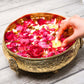 Behoma Brass Urli, holi tray, trays for holi, urli for holi decoration