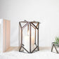 Geometric Lantern, Nickel Black - 6.10''X 6.69'' - Behoma