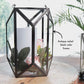 Geometric Lantern, Nickel Black - 6.10''X 6.69'' - Behoma