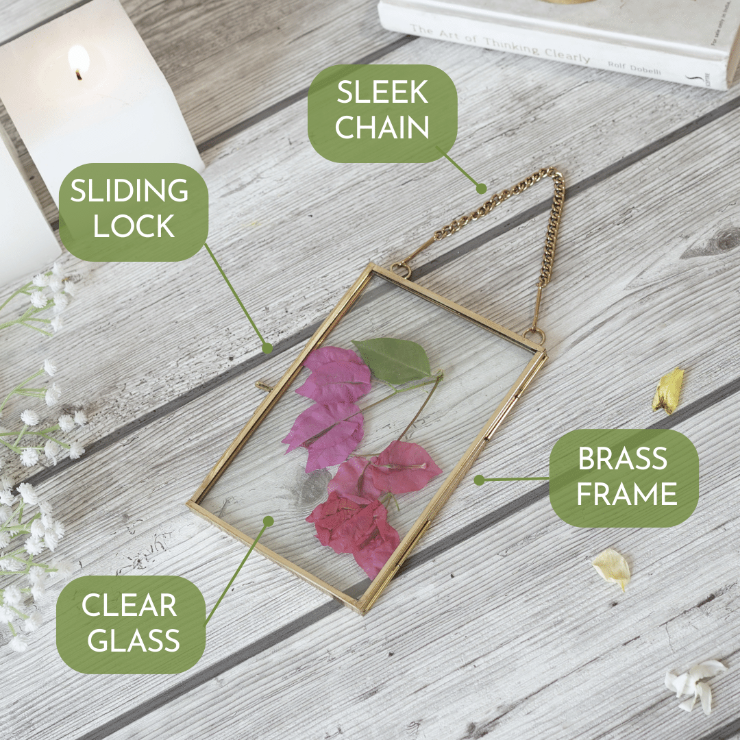 Floating frame, glass photo frame, gifts for her, birthday gift, gift ideas