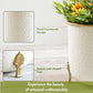 Gold Rim Leaf leg Metal Planter - Behoma