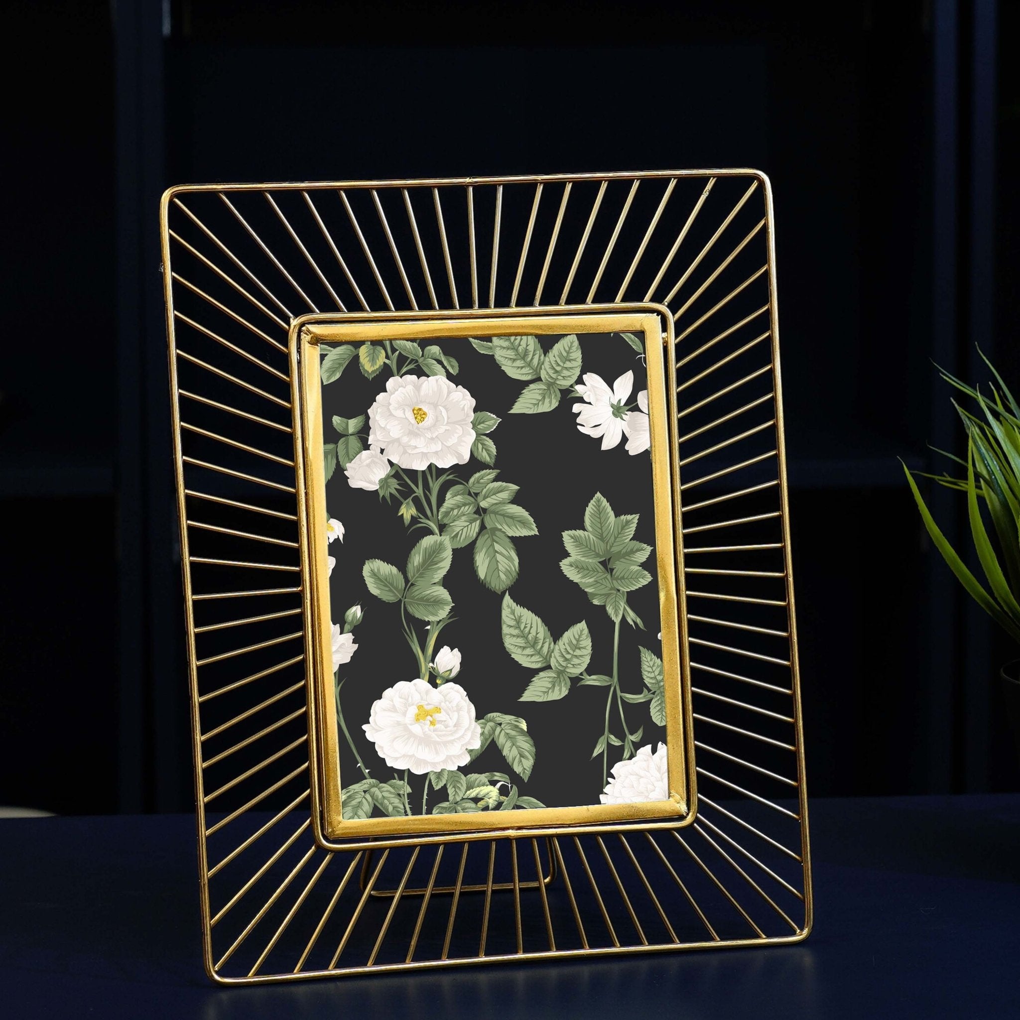 Golden Sun Ray Photo Frame - 5x7 – Behoma