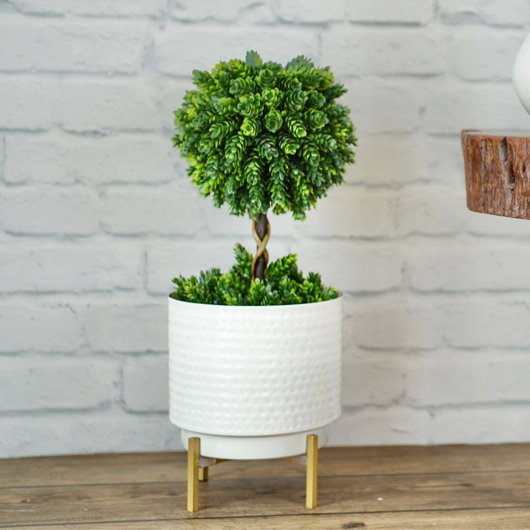 Hammered Indoor Planter, Small