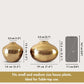 Hammered Metal Flower Vase Set | Gold - Behoma